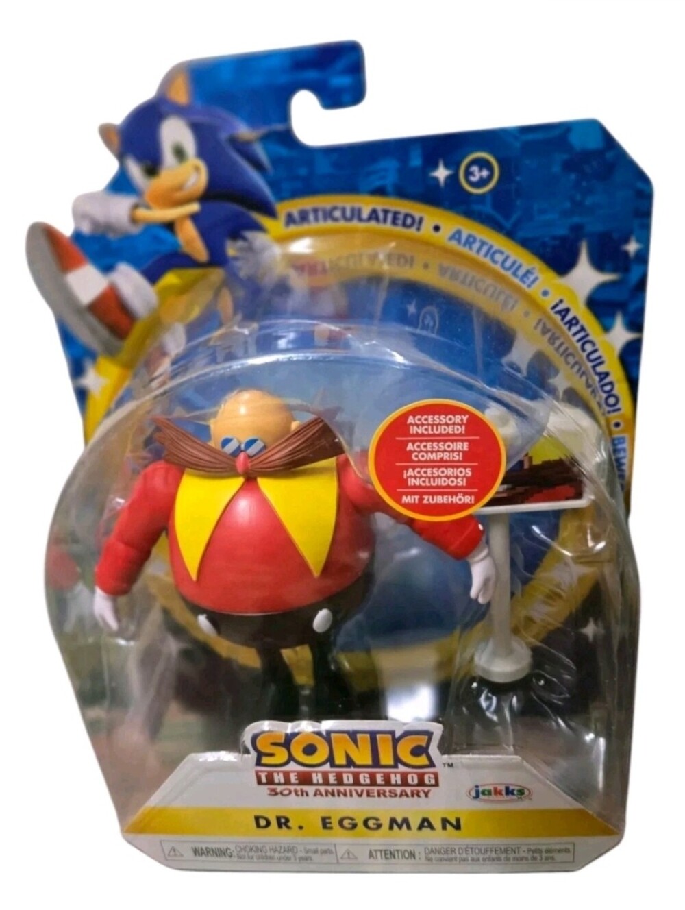 Dr. JAKKS Pacific Sonic The Hedgehog 30th Anniversary: Classic DR. EGGMAN 2021